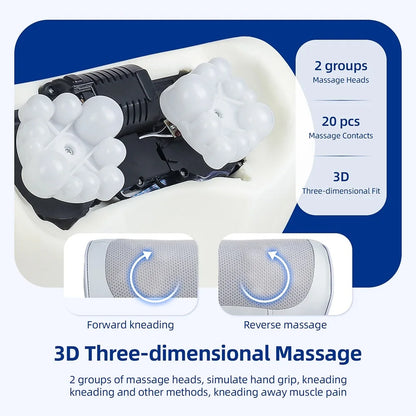 2-in-1 Neck & Back Massage Pillow