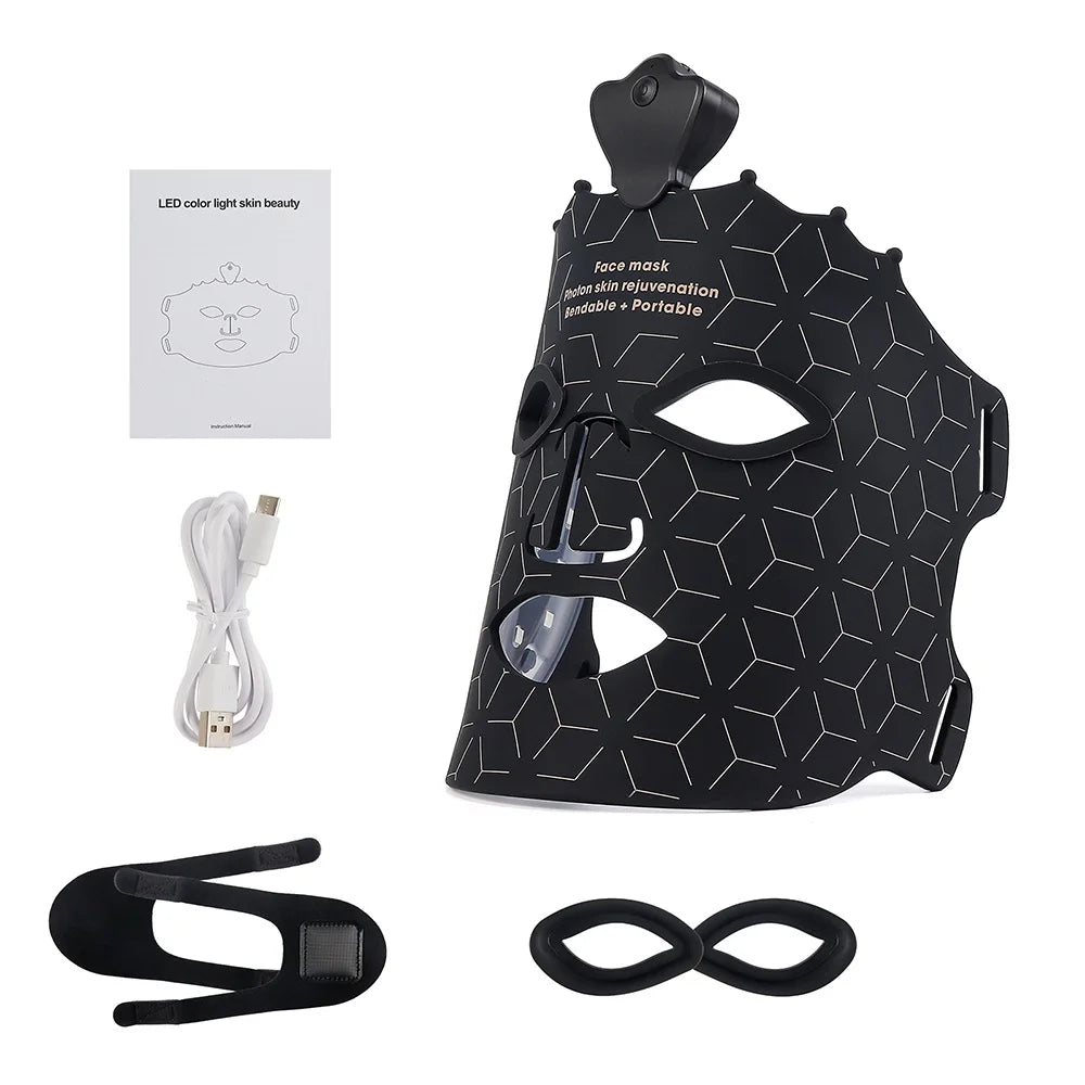 7-Color Silicone LED Face Mask