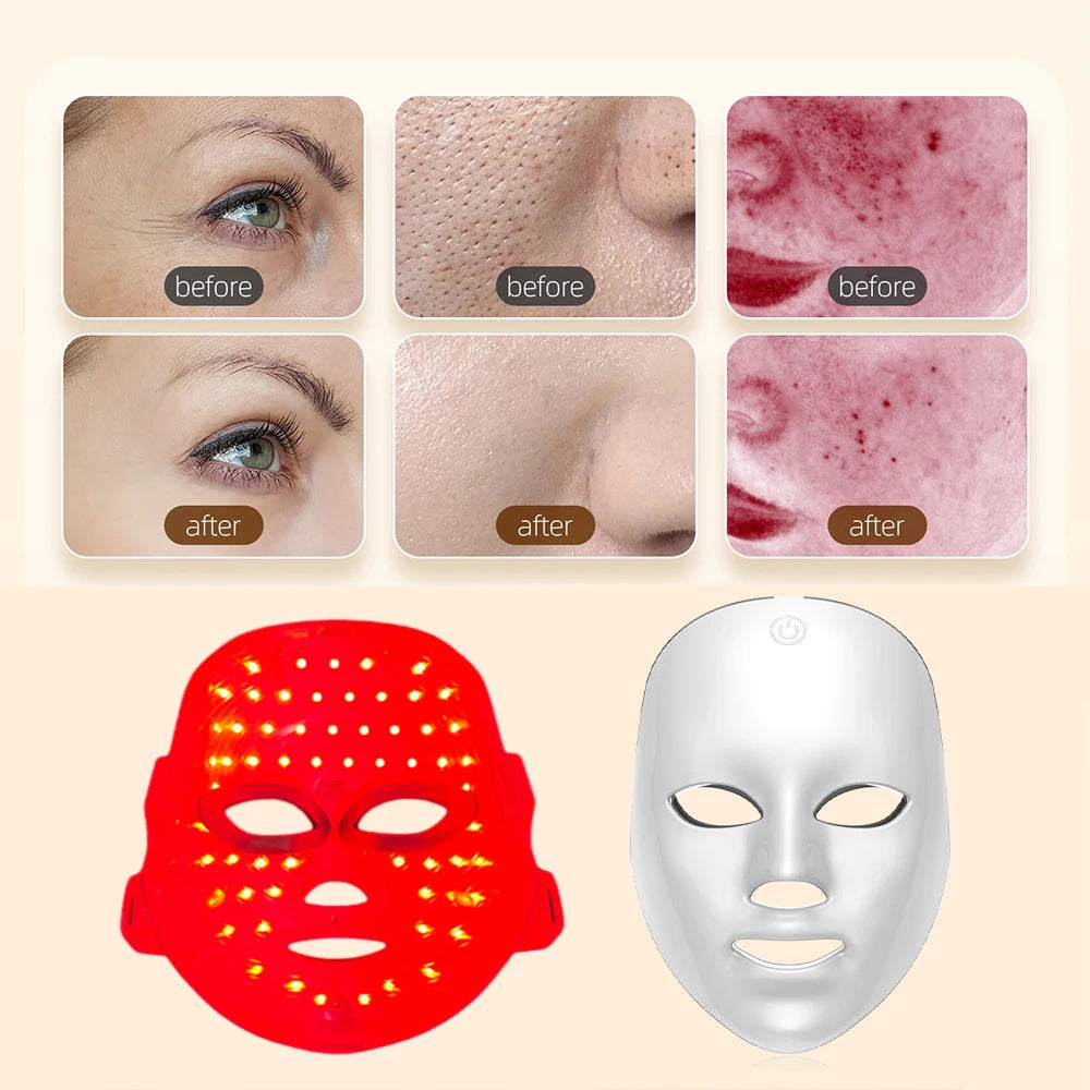 7-Color LED Facial Mask