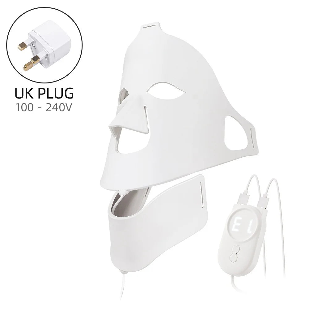 7-Color LED Face & Neck Silicone Mask