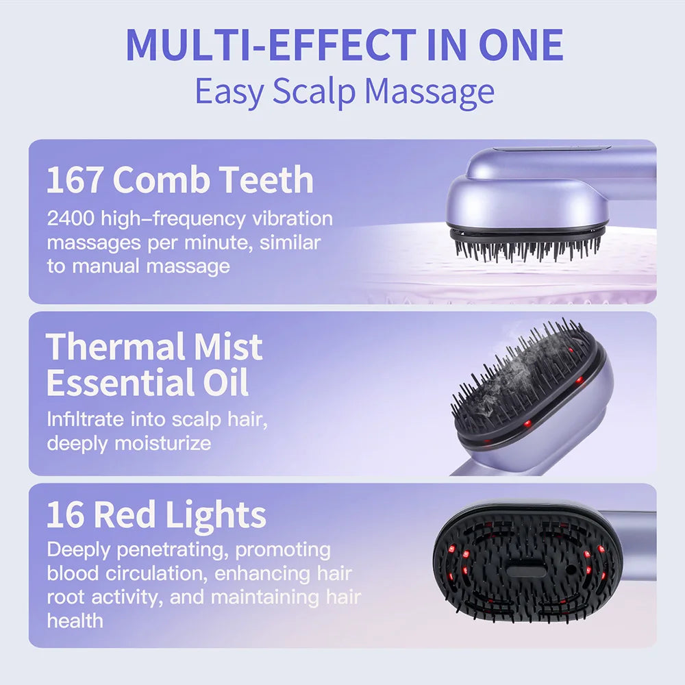 Vibrating Scalp Spray Massage Comb