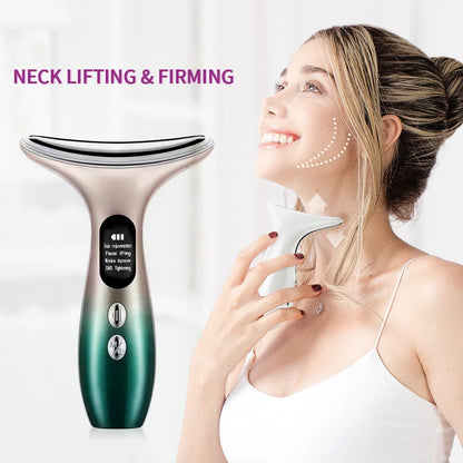 LED Neck & Face Lifting Massager