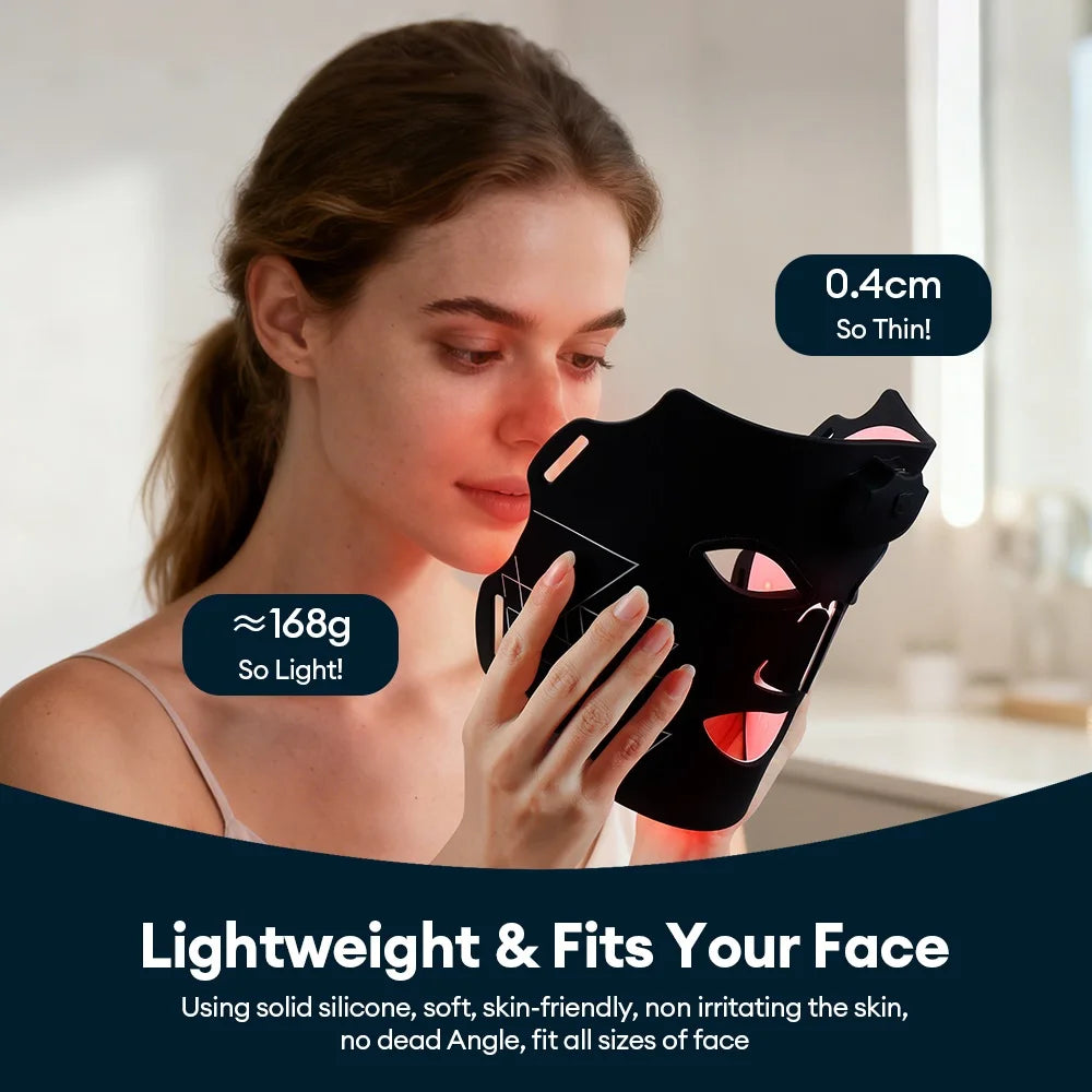 7-Color Silicone LED Face Mask