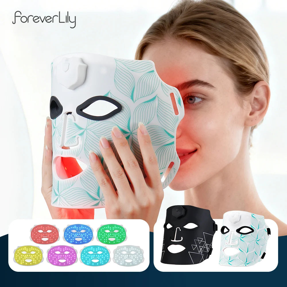 7-Color Silicone LED Face Mask