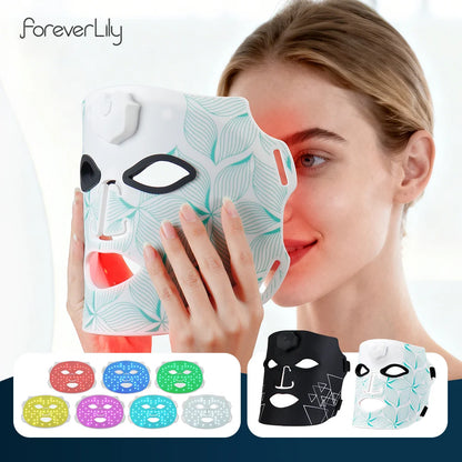 7-Color Silicone LED Face Mask