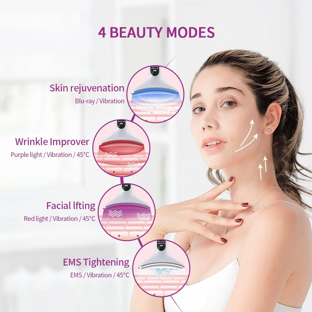 LED Neck & Face Lifting Massager