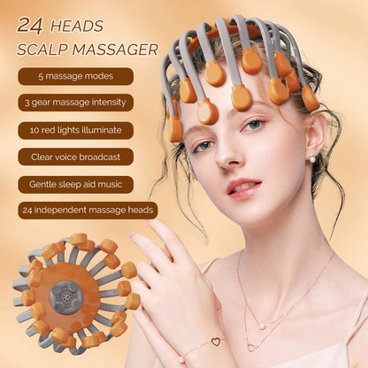 Electric Head Scalp Massager