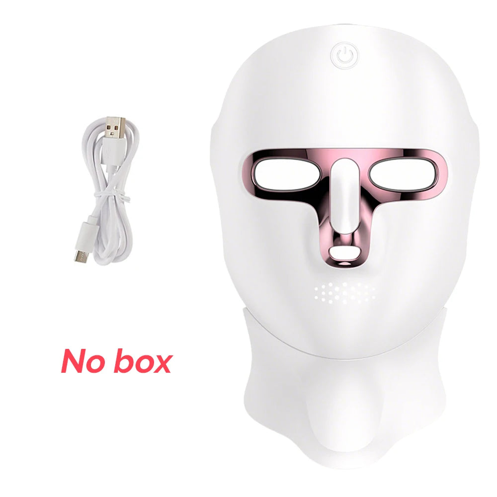 Wireless 7-Color LED Face & Neck Mask