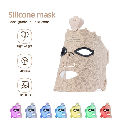 7-Color Silicone LED Face Mask