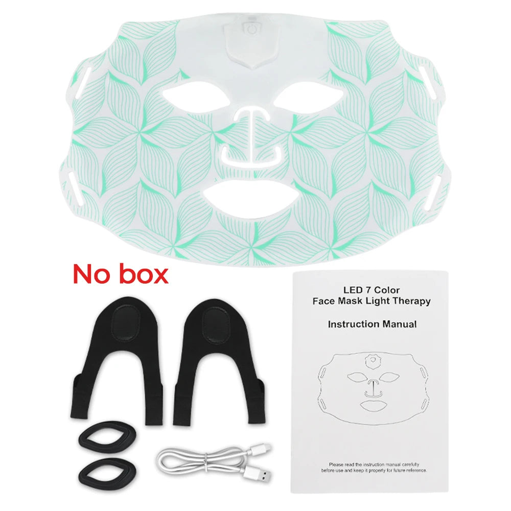 7-Color Silicone LED Face Mask