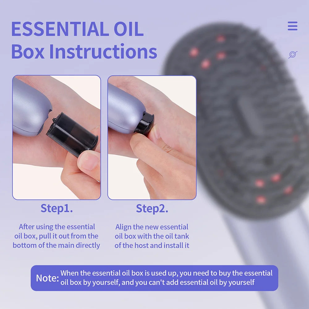 Vibrating Scalp Spray Massage Comb