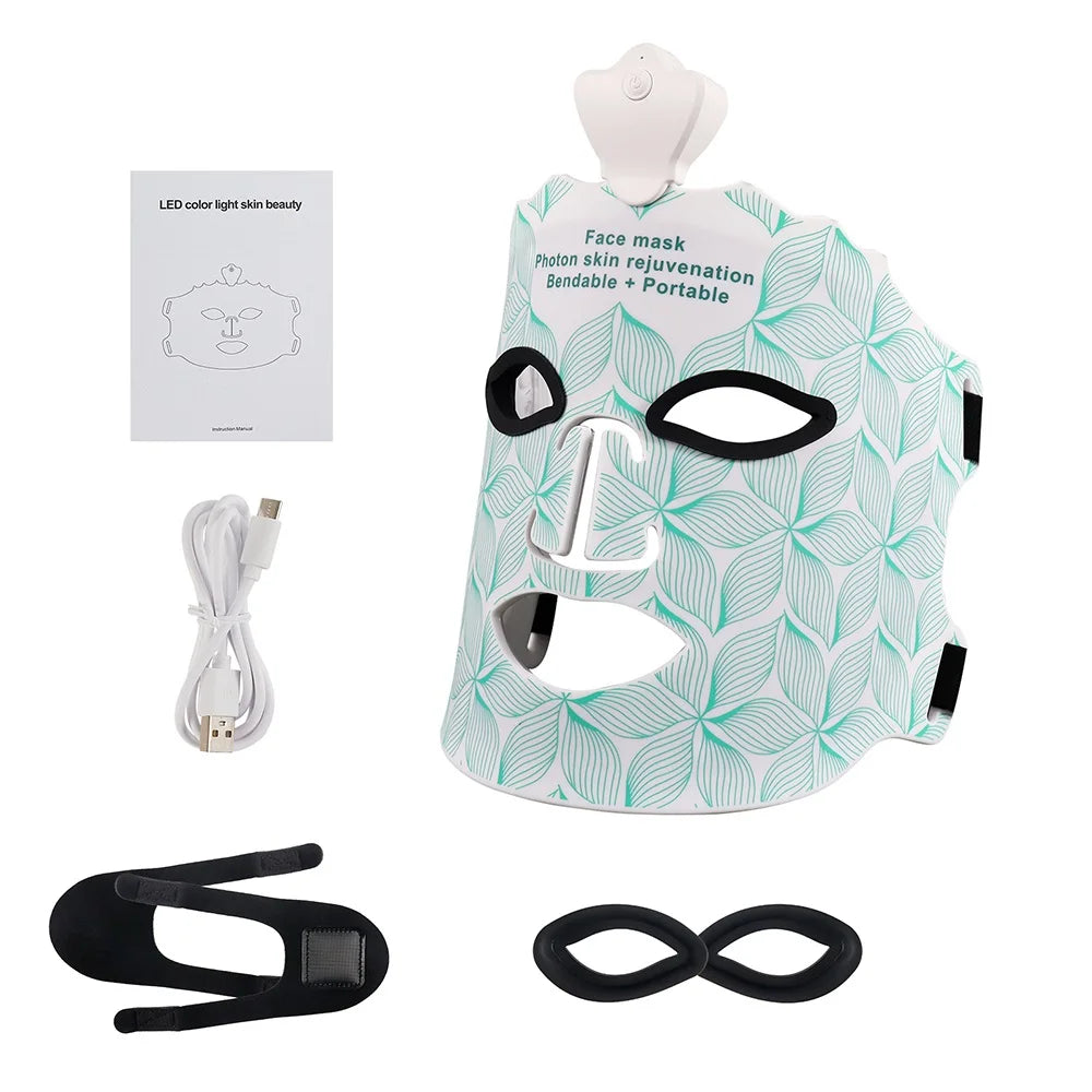 7-Color Silicone LED Face Mask