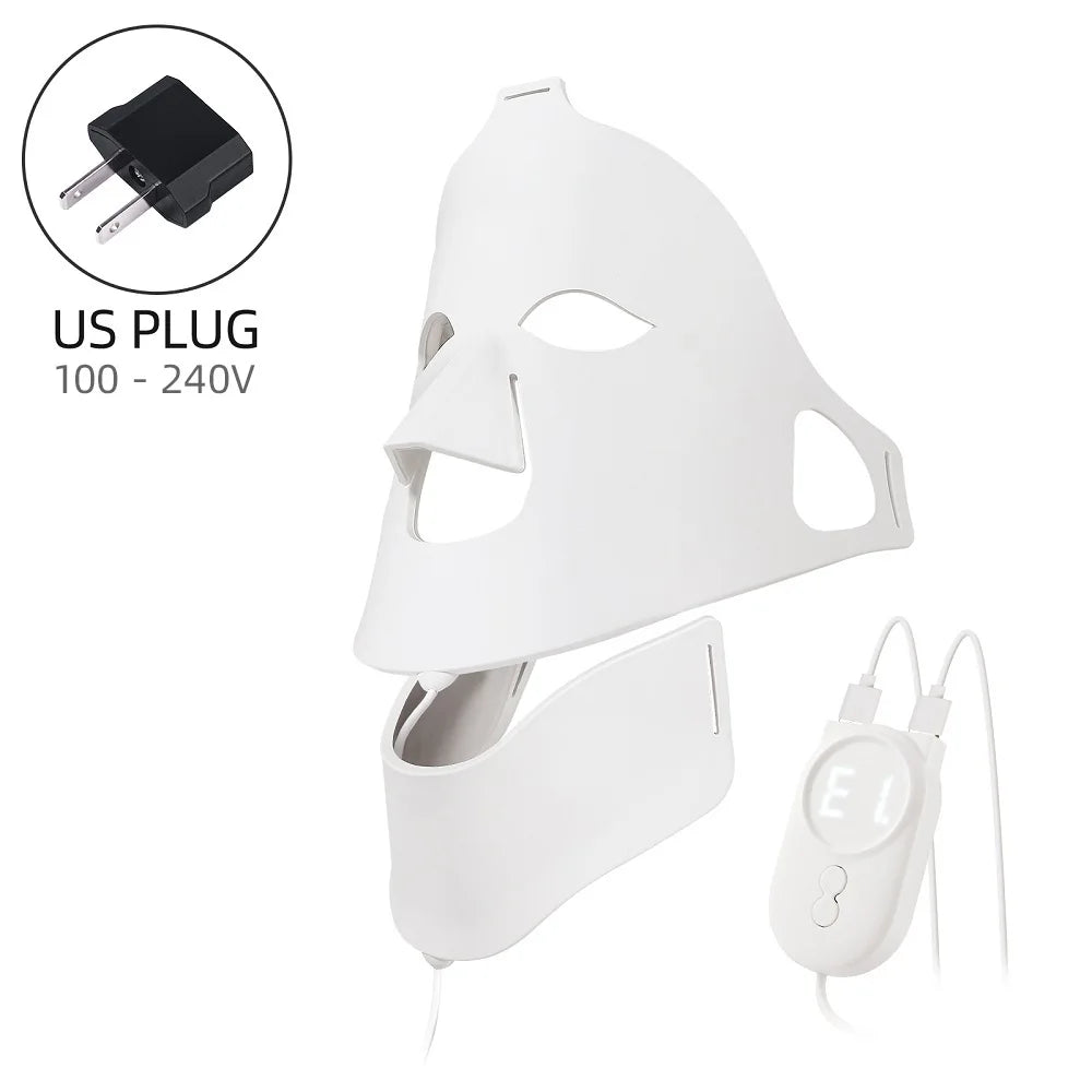 7-Color LED Face & Neck Silicone Mask