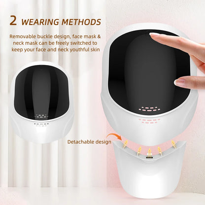 Wireless 7-Color LED Face & Neck Mask