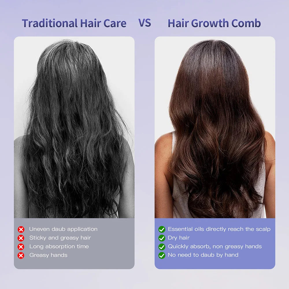 Vibrating Scalp Spray Massage Comb